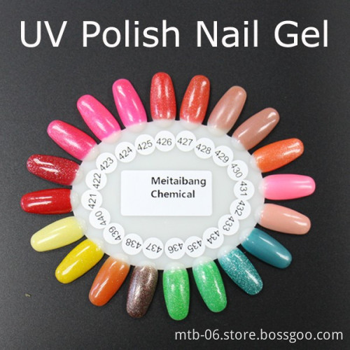 UV Glitters Polish Nail Gel